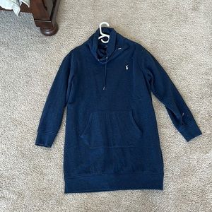 Cowl neck lounge dress